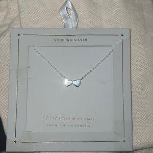 Sliver heart necklace